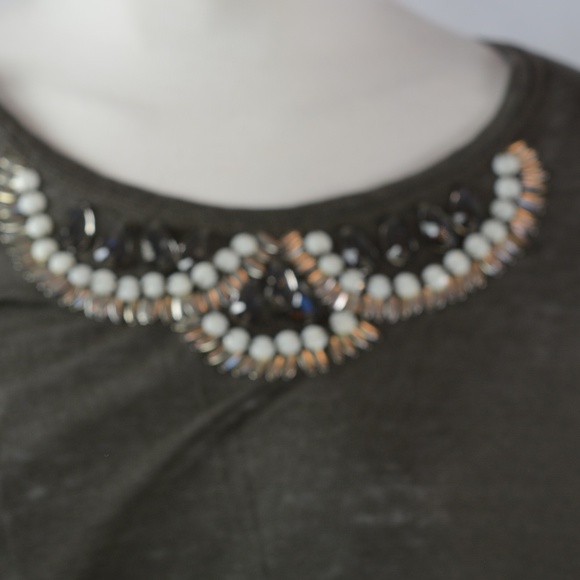 Gerry Weber Embellished Tee Shirt Style Top SZ L/XL - Picture 1 of 7